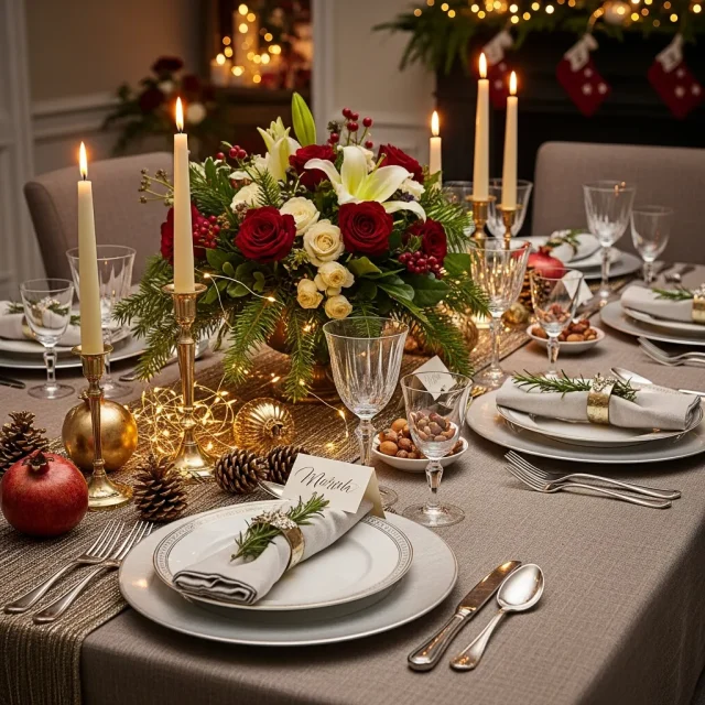 Festive Table Decoration