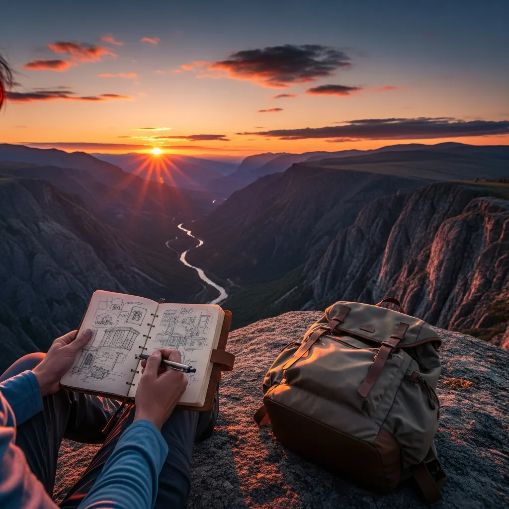 Reflect and plan your next solo adventure