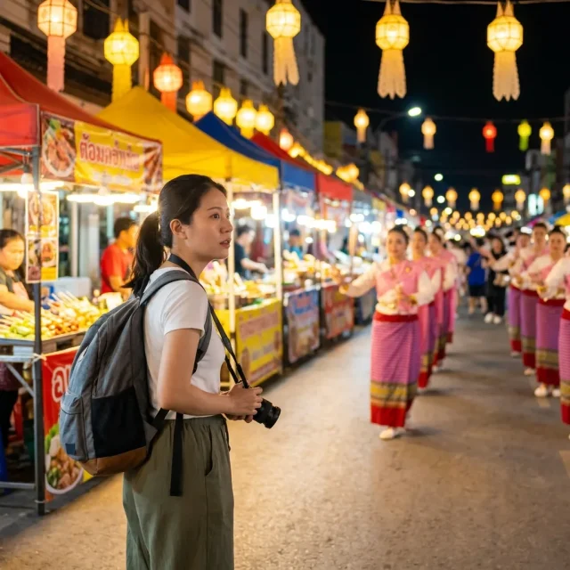 Locals During Festival Travel