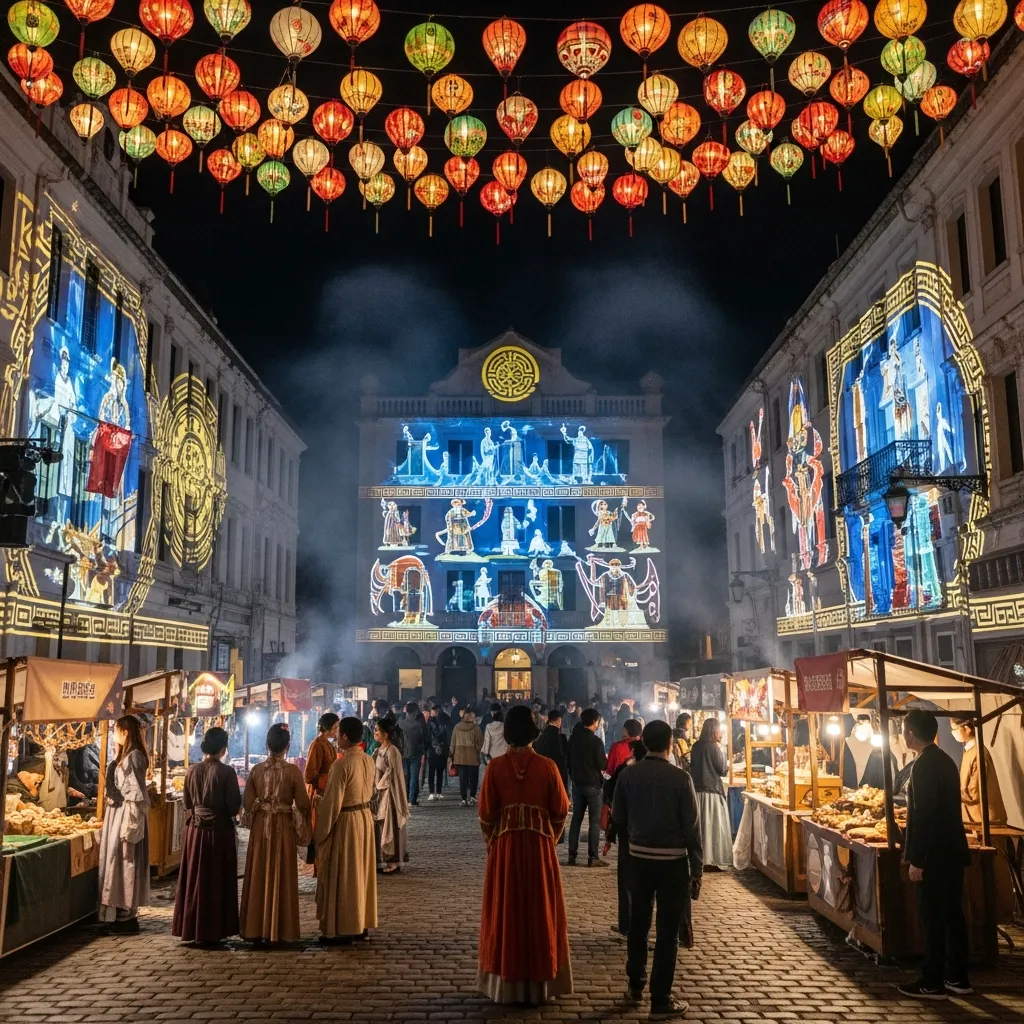Night-Time Festivals — Illuminating the Past