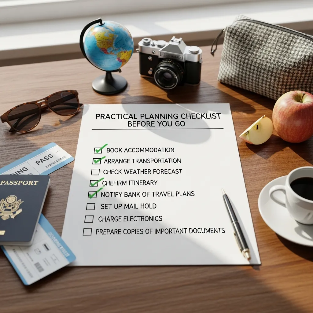 Practical Planning Checklist Before You Go