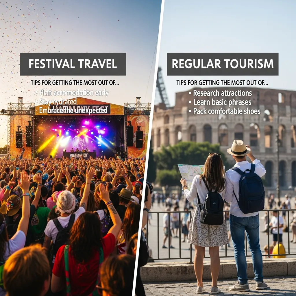 Festival Travel vs Regular Tourism