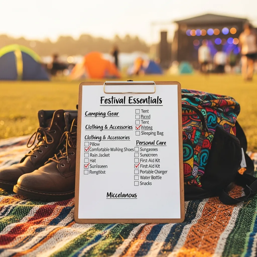 A Simple Festival Travel Checklist