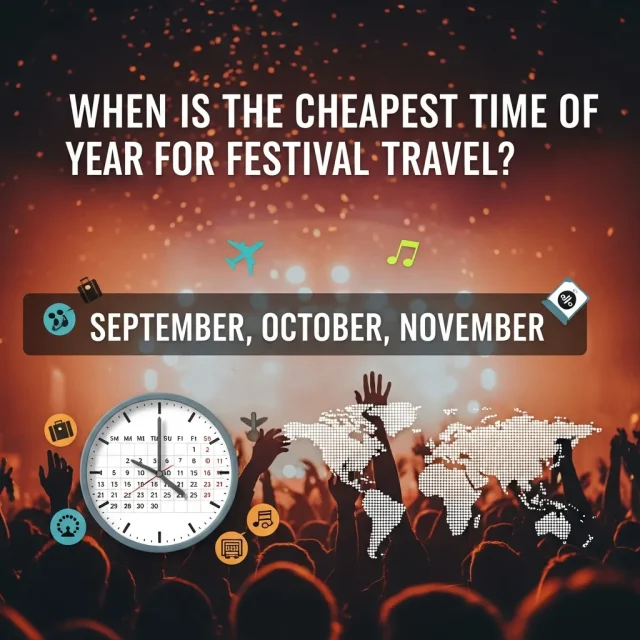 Cheapest Time of Year for Festival Travel