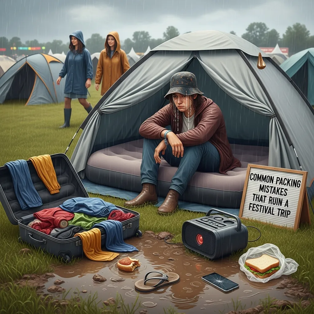 Common Packing Mistakes That Ruin a Festival Trip