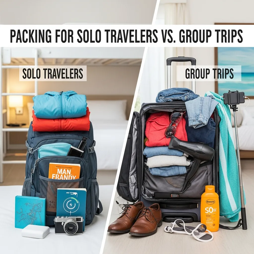 Packing for Solo Travelers vs. Group Trips