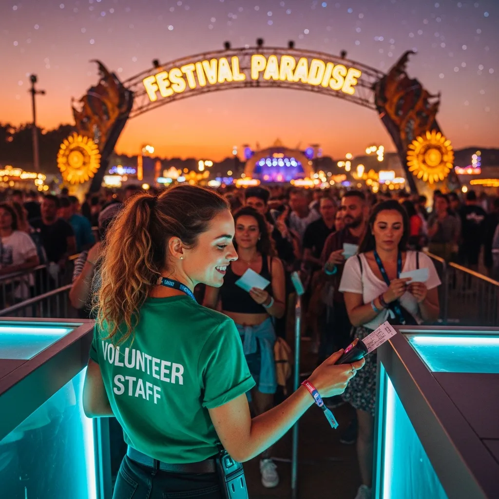 Volunteer at Festivals for Free Entry